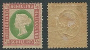 1869-73 GERMANIA ANTICHI STATI HELIGOLAND EFFIGIE 1/4 S MH * - W247 - Heligoland