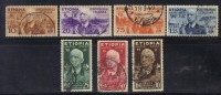 W993 - ETIOPIA 1938 , La Serie Usata N. 1/7 - Ethiopië