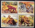 RUSSIE-URSS, Prehistoire. Animaux Prehistoriques,prehistori Cs Animals (4 VALEURS 1997) ** MNH, Sans Charniere. (24) - Vor- U. Frühgeschichte