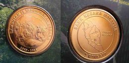 Malaysia 2014 1 Ringgit 75th Anniversary National Park Tiger Coin  Nordic Gold BU 1 Ringgit Coin - Malaysia