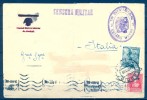 1938 , GUERRA CIVIL , MADRID , CIRCULADO A GENOVA, CENSURA MILITAR , 1º DIVISION - ESTADO MAYOR - Storia Postale