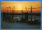 Borkum - Winterlicher Sonnenaufgang Am Hafen - Borkum