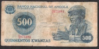 ANGOLA  P116  500  KWANZAS   1979   FINE - Angola