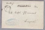 Heimat AG FISLISBACH 1868-02-04 Sw Kursiv-Lang-Stempel Auf Amtlich Brief Nach Lengnau - ...-1845 Préphilatélie