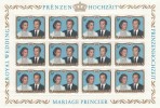 Lussemburgo 1981 - Minifoglio Yt 986**  Matrimonio Reale Henri E Maria Teresa - Blocs & Feuillets