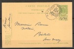 Postkaart Van Nr. 56 Met AMBULANT - Stempels Van ARLON - BRUXELLES 2 Dd. 14/6/1906 + Stempel MAZY ! Inzet 10 € ! - Bahnpoststempel