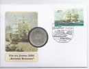 2005 800 JAHRE HAFEN HAMBURG PORT SEGELSCHIFF MUSEUM MUSEE PIECE MONNAIE 10 DM  NUMISBRIEF MUNZBRIEF COINS COIN MÜNZEN - Andere & Zonder Classificatie