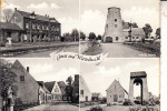 4431 METELEN, Bahnhof / Lohoffs Mühle / Hauptstrasse / Evangl. Kirche, 1961 - Steinfurt