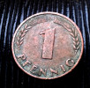 Allemagne Germany  1 Pfennig 1950 ~~ D ~~  (V - 411) - 1 Pfennig