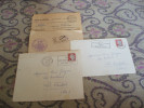 Lot 2 LettreS+RECOMMANDE 1951 MARSEILLE - Briefe U. Dokumente