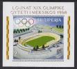 JUEGOS OLIMPICOS - ALBANIA 1968- Yvert#H 9** Precio Cat€6 - Summer 1968: Mexico City