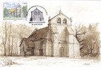 Carte-Maximum FRANCE N° Yvert 4967 (Eglise Saint-Martial De LESTARDS) Obl Sp Ill 1er Jour - 2010-2019