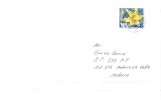 SWITZERLAND 2013 - ENVELOPE WITH FLOWER STAMP "LYCOPERSICUM OF 1.40 SF MAILED TO ANDORRA FROM SCHAFFHAUSEN POSTM DEC 4, - Cartas & Documentos