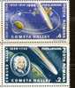 Romania 1986 / Return Halley Comet - 2 Val - Nuevos