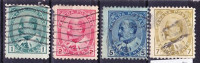 2015-0486 Canada Michel 80Aa, 79A, 78A And 77A Used O - Oblitérés
