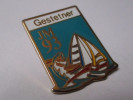 Pin's Voilier / Gestetner Partenaire Jeux Méditérannéens 1993 JM93 (EGF Signé Starpin's) - Zeilen