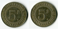N93-0277 - Monnaie De Nécessité - Troyes - Société De Consommation De L'Est - 5 Francs - Monedas / De Necesidad