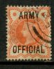 Great Britain 1896 1p Queen Victoria Army Overprint Issue #O54 - Service