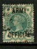 Great Britain 1900 1/2p Queen Victoria Army Overprint Issue #O57 - Service