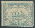 1868 EGITTO CANALE DI SUEZ 20 CENT SENZA GOMMA - G47 - 1866-1914 Khédivat D'Égypte