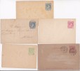 MONACO   ENTIERS POSTAUX  NEUFS ET CIRCULES - Postal Stationery