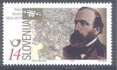 1999 Slovenia Slowenien Slovenie Mint MNH **: Peter Kozler, A Lawyer, Geographer And Politician Map - Geography