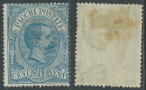 1884-86 REGNO PACCHI POSTALI 20 CENT SENZA GOMMA - W251 - Postpaketten