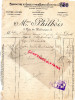 75 - PARIS - FACTURE MME PHILBOIS- 2 RUE MULHOUSE- MANUFACTURE CORSETS POUR FEMMES FILLETTES ENFANTS- -1913 - 1900 – 1949