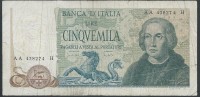 ITALY  ITALIA ITALIEN ITALIE  1971  5000 LIRE M.B - 5000 Lire