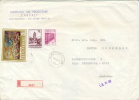 Romania 1981 Registered Cover To Germany With 20 B. Painting By Bonescu + 6 L. + 10 L. - Cartas & Documentos