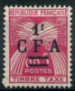 France, Réunion : Taxe N° 45 Xx Année 1962 - Timbres-taxe