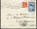 FRANCE - N° 199 + VIGETTE POSTE AÉRIENNE PARIS 1930 , SUR LETTRE DE PARIS LE 7/7/1930 - TB - Luftfahrt