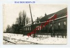 HAUBOURDIN-Ecuries,Salle A Manger,Poste De Telefon-CARTE PHOTO Allemande-Guerre 14-18-1 WK-FRANCE-59-MIITARIA- - Haubourdin