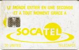 @+ RCA - SOCATEL 20U - Verso Plage Horaire - Ref : CAR D8 - Zentralafrik. Rep.