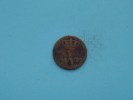 1822 - 1 Cent (B) / KM 47 (?) ( Uncleaned Coin / For Grade, Please See Photo ) !! - 1815-1840: Willem I