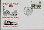 Letter Railways Middelsbrough 1980 - Cleveland Branch Opened - Spécial Cancellation - Verzamelingen