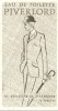 CARTE PARFUMEE PUBLICITAIRE  : Eau De Toilette PIVERLORD PARIS - Homme Canne Parapluie Et Chapeau Melon Gentleman - Vintage (until 1960)