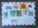 Japan / Ryukyus 1965 / 66. Motive Tiere. Schildkröten / Wal / Specht / Reh / Vogel. Schöne Frankatur. Luftpost / Airmail - Schildpadden