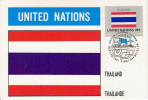 UN New York - Maxicard # Thailand (k302) - Briefe