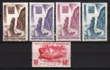 S.PIERRE ET MIQUELON -  1947 Scott# 324+325+326+327+328 * - Unused Stamps