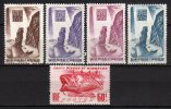 S.PIERRE ET MIQUELON -  1947 Scott# 324+325+326+327+328 * - Ungebraucht