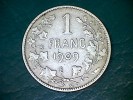 Leopold II - 1 Franc 1909 Ag - TH Vincotte (zonder Punt / Sans Point) - 1 Franc