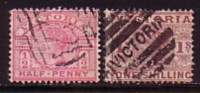 OCEANIE - AUSTRALIE - VICTORIA 1886 - Qouine Victoria - 2v Obl - Used Stamps
