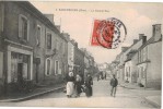 Carte Postale Ancienne De : SANCERGUES - La Grande Rue - Sancergues