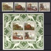 01612  -   Afrique Du Sud  :  Mi  622-25 + Bl  14  **   Dinosaures - Unused Stamps