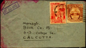 BURMA (MYANMAR)-COVER TO INDIA-TIED WITH 2annas+4annas-1948-C-2009-16 - Myanmar (Burma 1948-...)