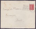 France Type Semeuse Sur Lettre - 1903-60 Sower - Ligned