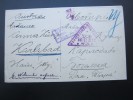 1916, Kriegsgefangenenpost , Zensurbrief Aus  Dauria - Storia Postale