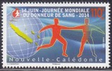 Nouelle Calédonie Journée Mondiale Du Donneur De Sang SOUS La Faciale !!  2014 ** - Nuevos