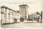 Ascain  (64.Pyrénées-Atlantiques) La Place De L'Eglise - Ascain